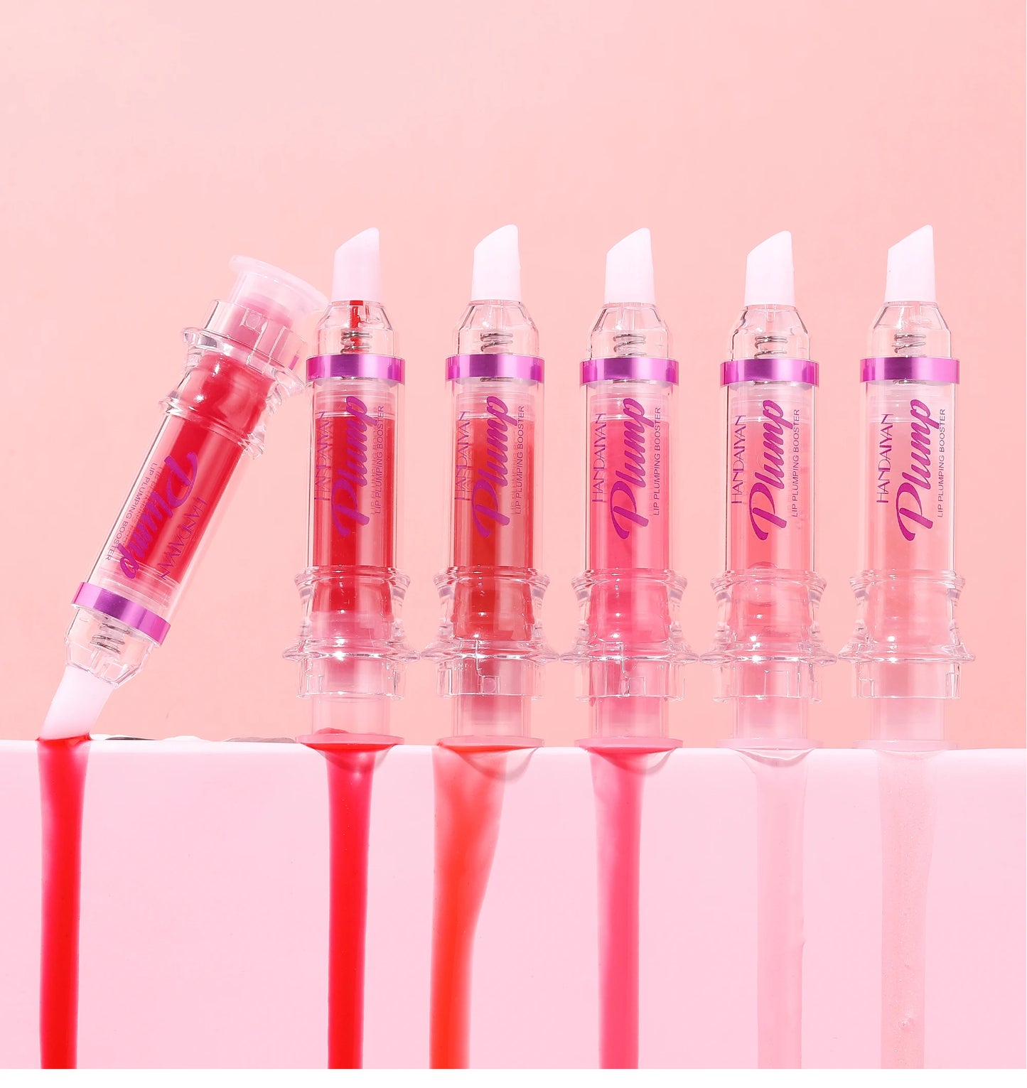 Natural Spicy Lip Plumping Booster Lip Plumping Oil,Ultra-Hydrating & Nourishing Plump and Pout Glossy Finish Fuller Lip Gloss