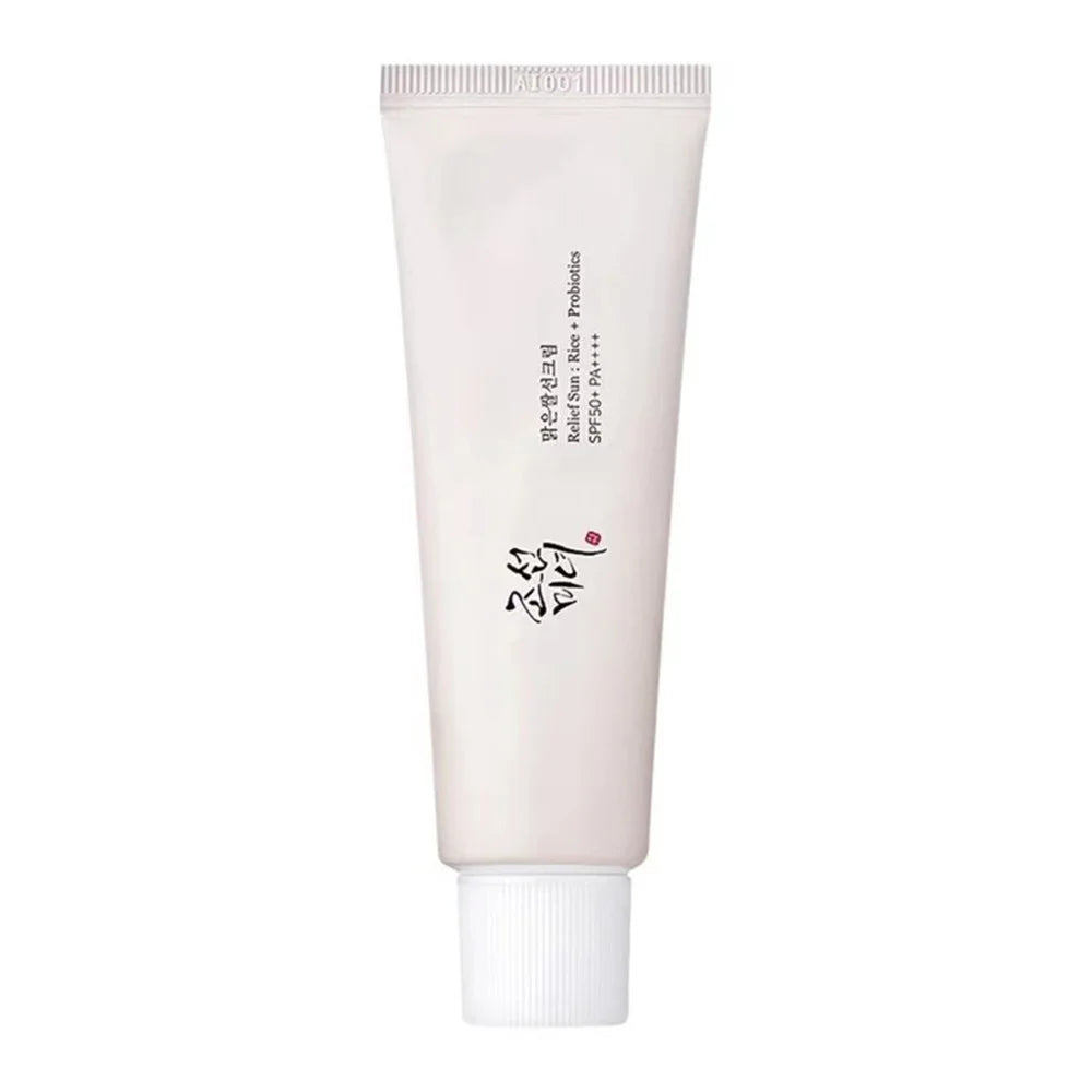 Korean Rice Probiotics Sunscreen Relief Sun Spf 50+ High Sun Protection Hydrating Moisturizing Skin Sun Lotion Oil Control
