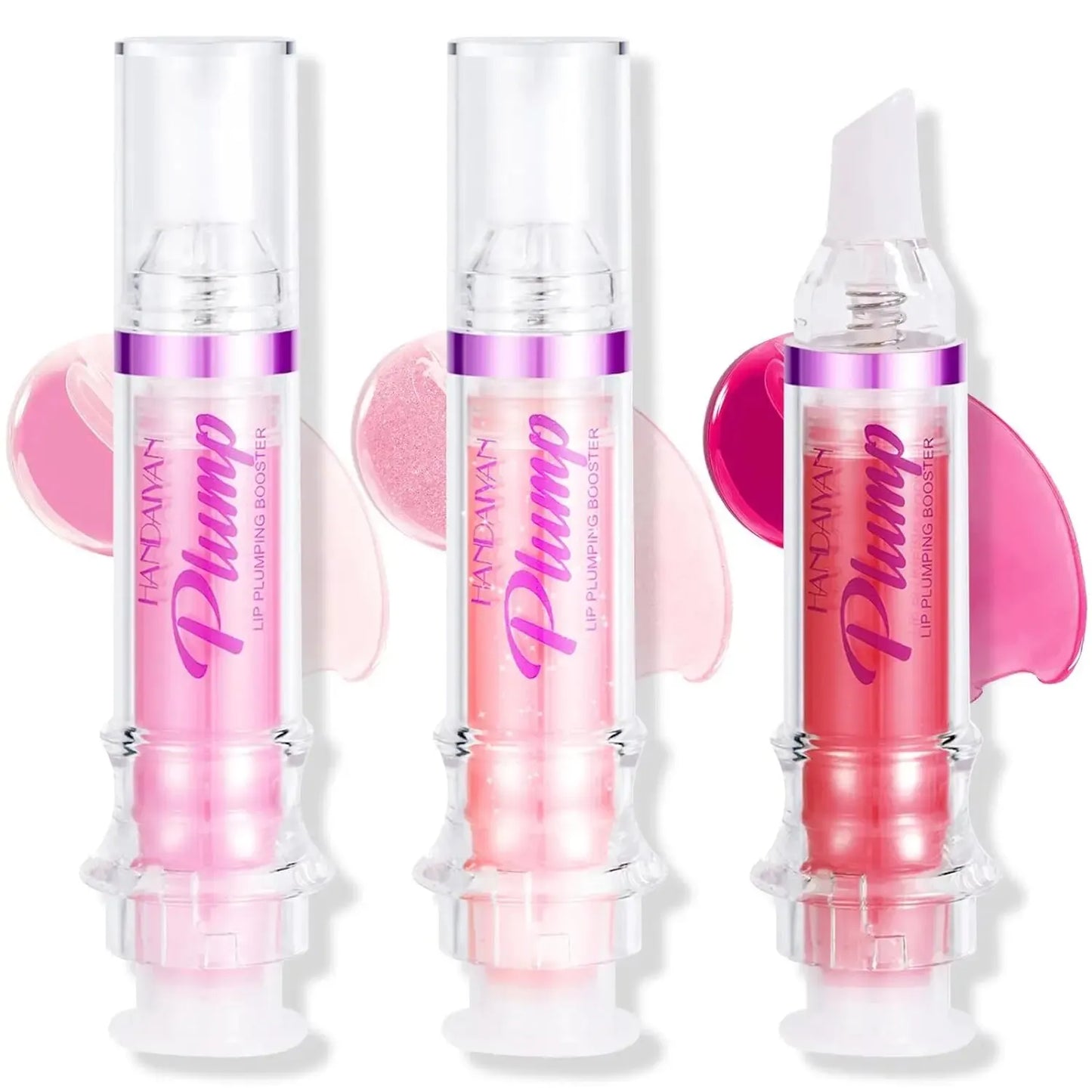 Natural Spicy Lip Plumping Booster Lip Plumping Oil,Ultra-Hydrating & Nourishing Plump and Pout Glossy Finish Fuller Lip Gloss