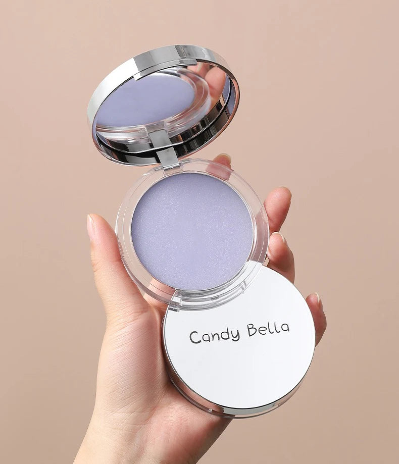 1PC Candy Bella Violet Setting Powder Skin-friendly Skin Natural Face Long Lasting Oil-controlling Contouring Powder Cosmetics