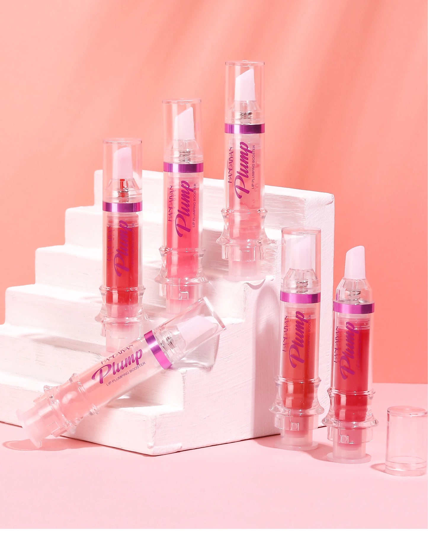 Natural Spicy Lip Plumping Booster Lip Plumping Oil,Ultra-Hydrating & Nourishing Plump and Pout Glossy Finish Fuller Lip Gloss