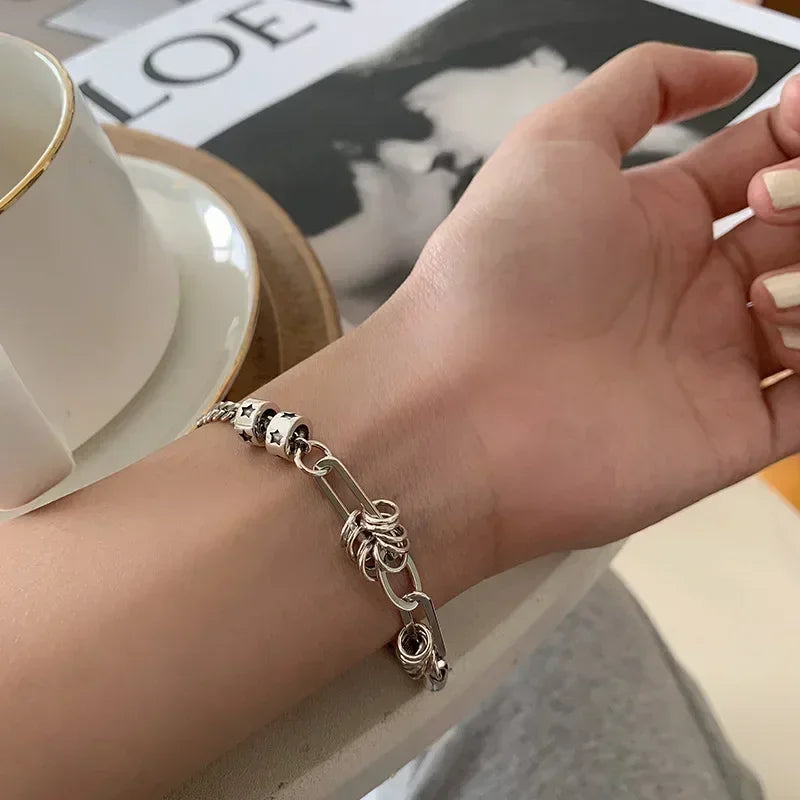 New Silver love Adjustable Bracelet