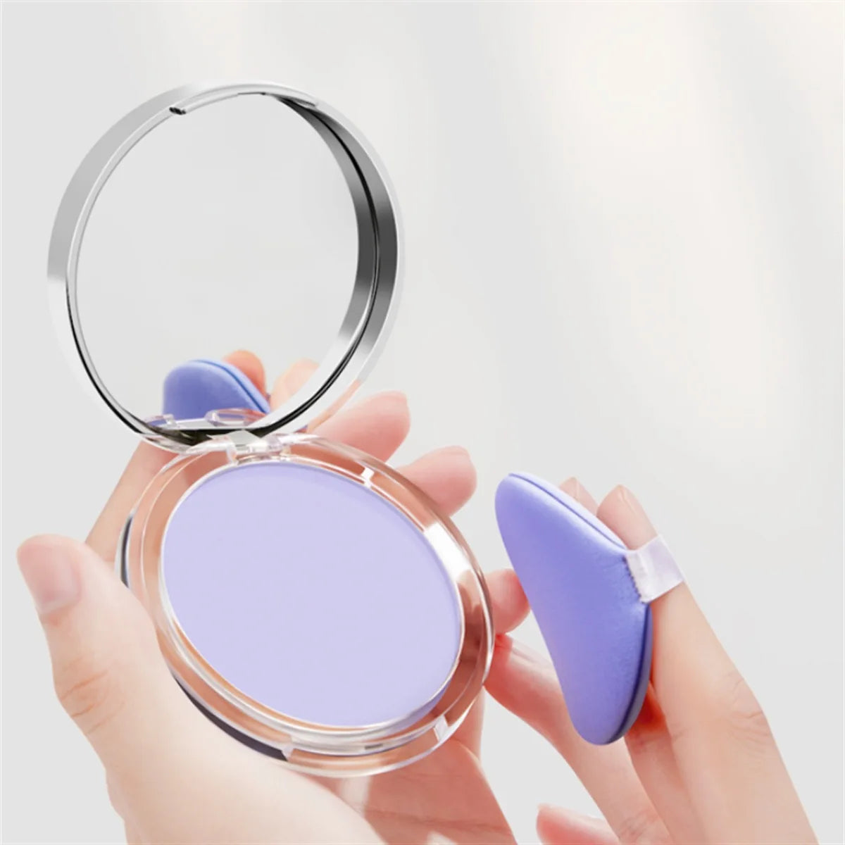 1PC Candy Bella Violet Setting Powder Skin-friendly Skin Natural Face Long Lasting Oil-controlling Contouring Powder Cosmetics