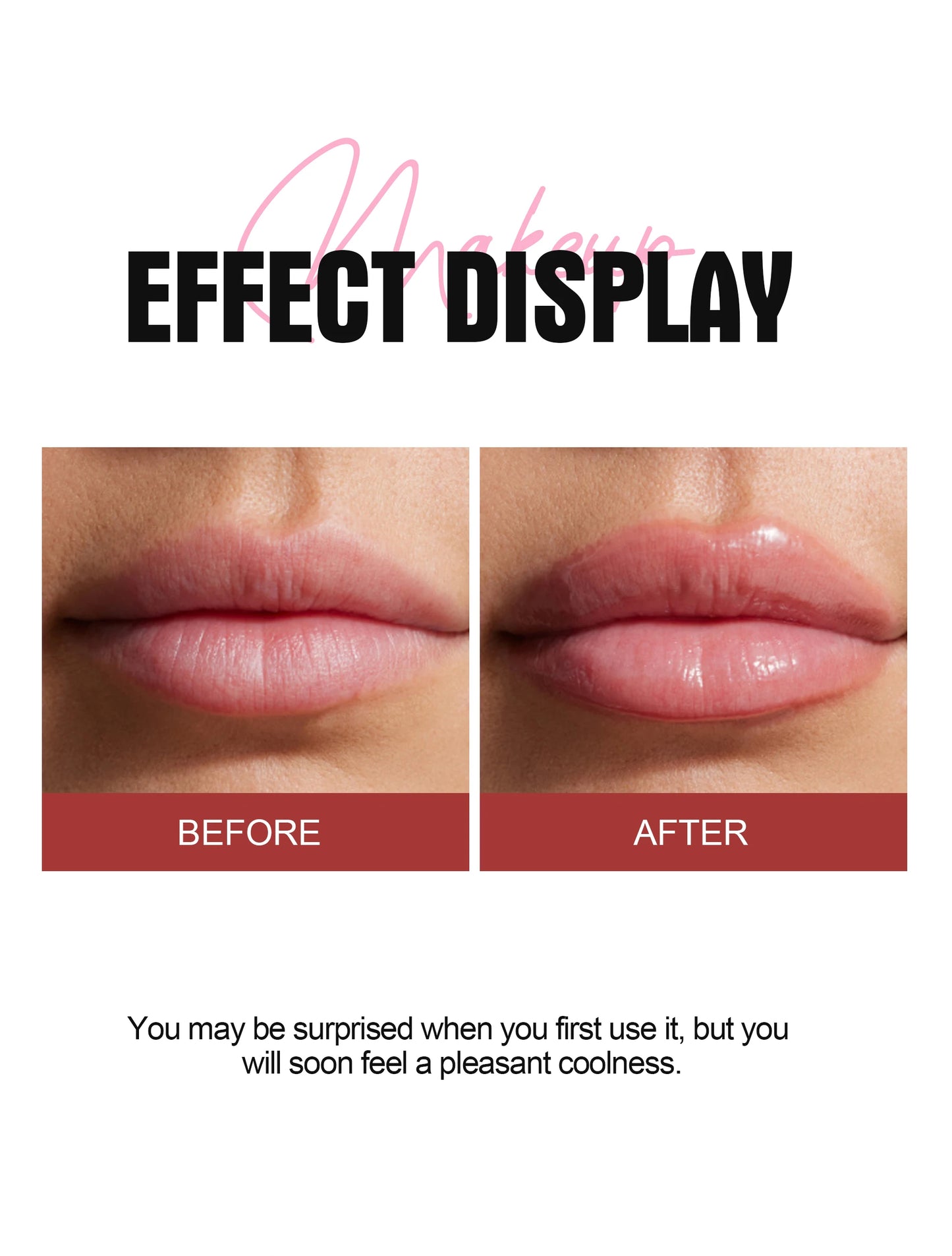 Natural Spicy Lip Plumping Booster Lip Plumping Oil,Ultra-Hydrating & Nourishing Plump and Pout Glossy Finish Fuller Lip Gloss