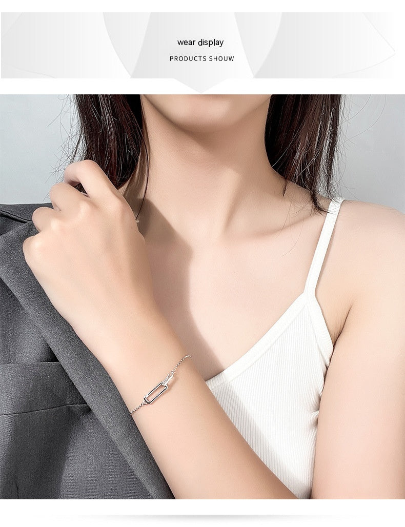 Women's Sterling Silver Geometric Original Bracelet