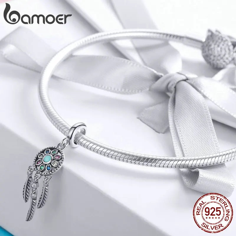 Bamoer Authentic 925  Dream Catcher Pendant