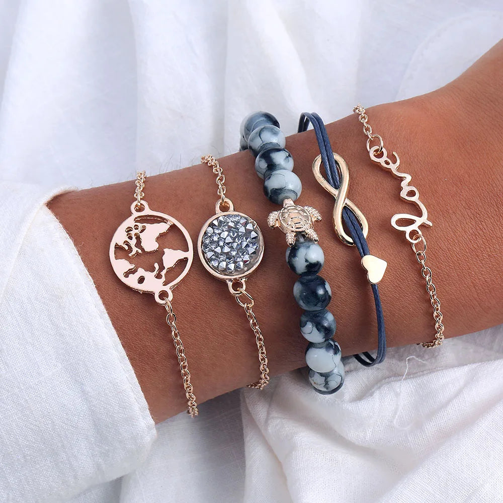 IPARAM Women's Vintage Multilayer Bracelet