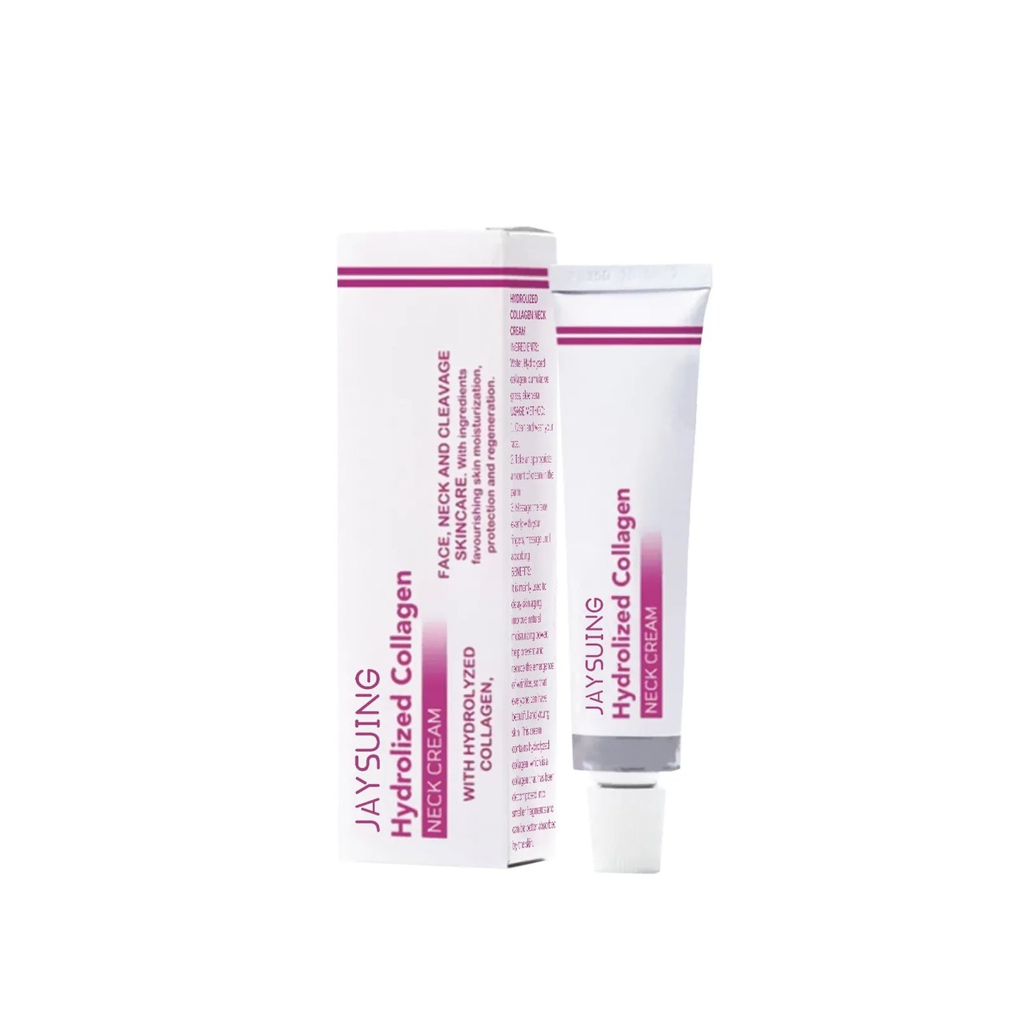 40g Hydrolyzed Collagen Neck Cream Face Lifting Firming Lightening Lines Care Lotion Moisturizer Neck Rejuvenation Cream