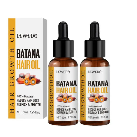 2PCs Natural Batana Oil For Hair Growth Pure Batana Oil Hair Shine Strengthen For Women Prevent Hair Loss Eliminates Split Ends