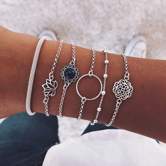 IPARAM Women's Vintage Multilayer Bracelet