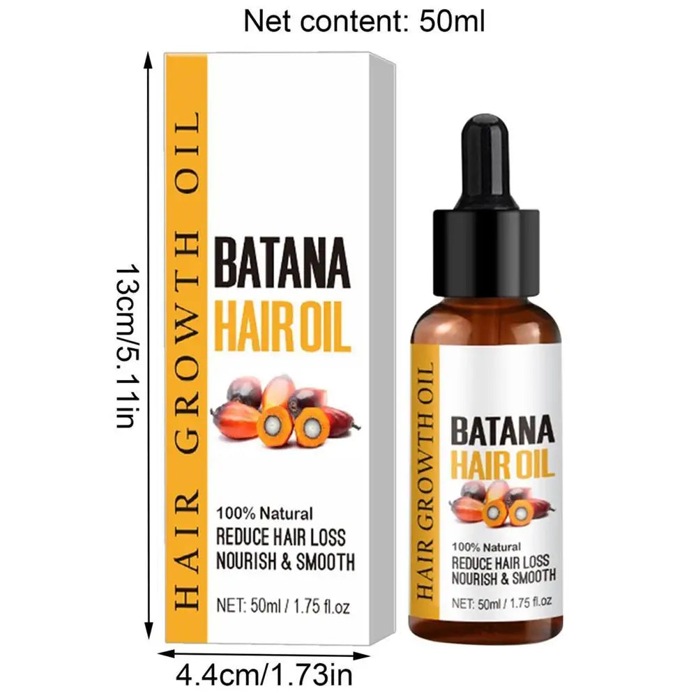 2PCs Natural Batana Oil For Hair Growth Pure Batana Oil Hair Shine Strengthen For Women Prevent Hair Loss Eliminates Split Ends