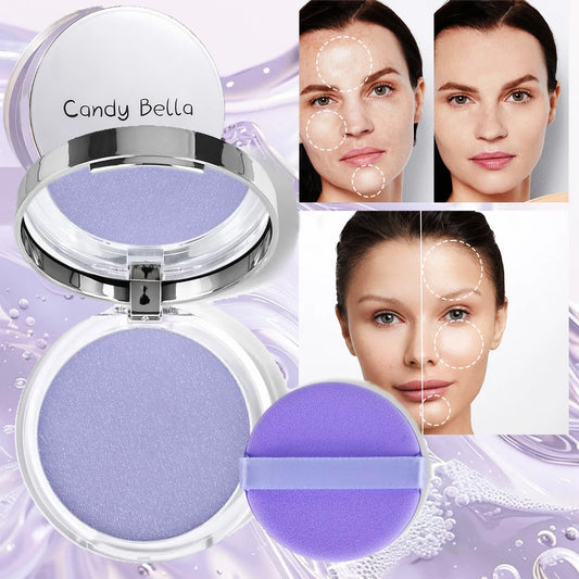 1PC Candy Bella Violet Setting Powder Skin-friendly Skin Natural Face Long Lasting Oil-controlling Contouring Powder Cosmetics