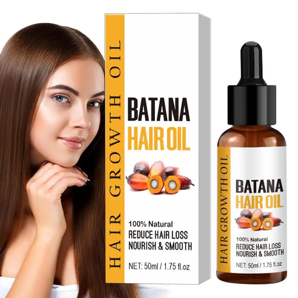 2PCs Natural Batana Oil For Hair Growth Pure Batana Oil Hair Shine Strengthen For Women Prevent Hair Loss Eliminates Split Ends