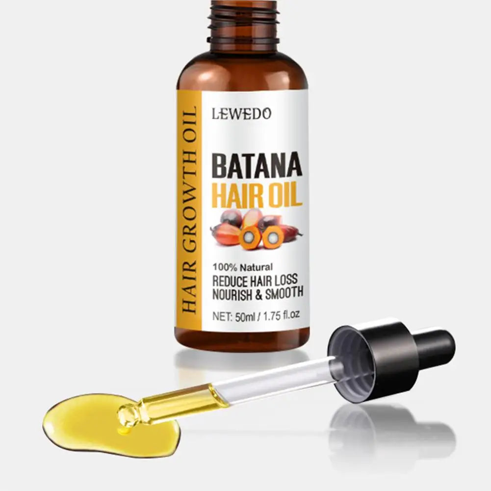 2PCs Natural Batana Oil For Hair Growth Pure Batana Oil Hair Shine Strengthen For Women Prevent Hair Loss Eliminates Split Ends